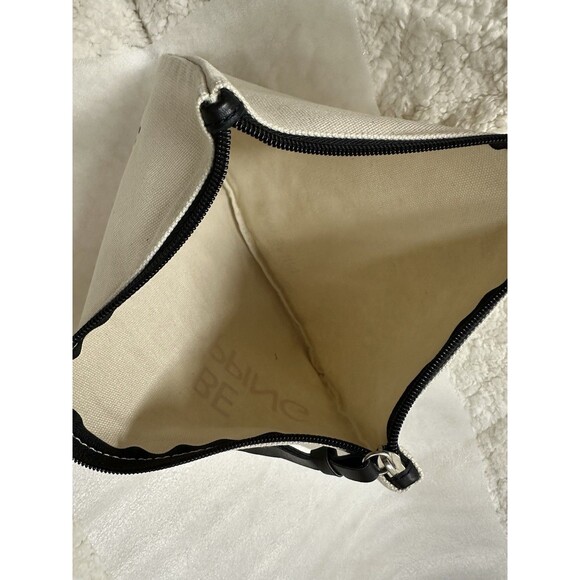 Nine West  women beige canvas  pouch - Picture 7 of 8
